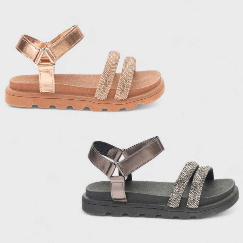 Sandália Infantil Flatform Meninas Com Brilho Feminina Papete Antômica Fashion 29 Ao 36 em Oferta na Shopee
