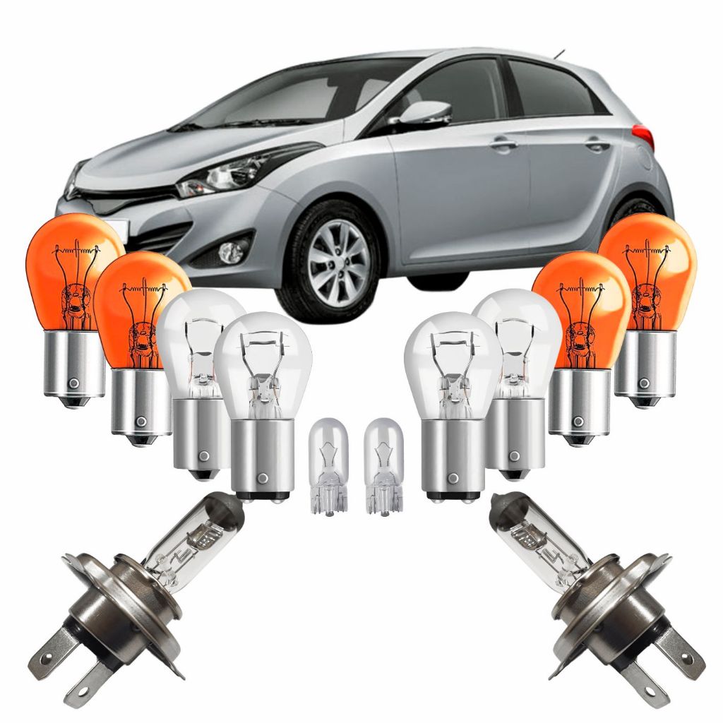 Kit 12 Lampada Para Farol e Lanterna Traseira HB20 2013 A 2015 Halogena em Oferta na Shopee