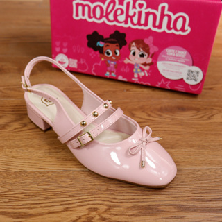 Sapato Molekinha Infantil Fofo Salto Baixo Boneca 2585.103 em Oferta na Shopee