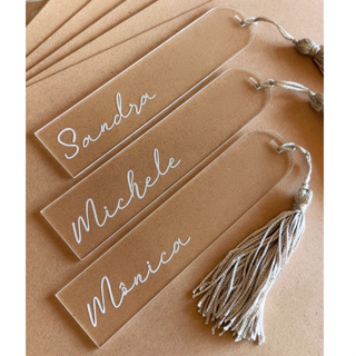 Marca página | acrílico cristal | personalizado em Oferta na Shopee