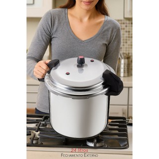 panela de pressão 24 e 20 litros, Cozinhar carne Feijão legumes feijoada