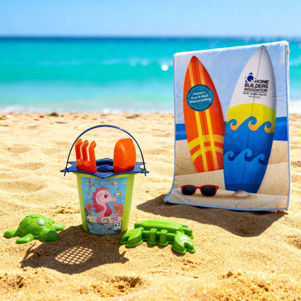 Kit Praia Infantil Balde + Toalha Surf | Toalha Surf Estampa HD Modelo Importado | Balde Fundo do Mar KENDY | QUEEN SHOP em Oferta na Shopee