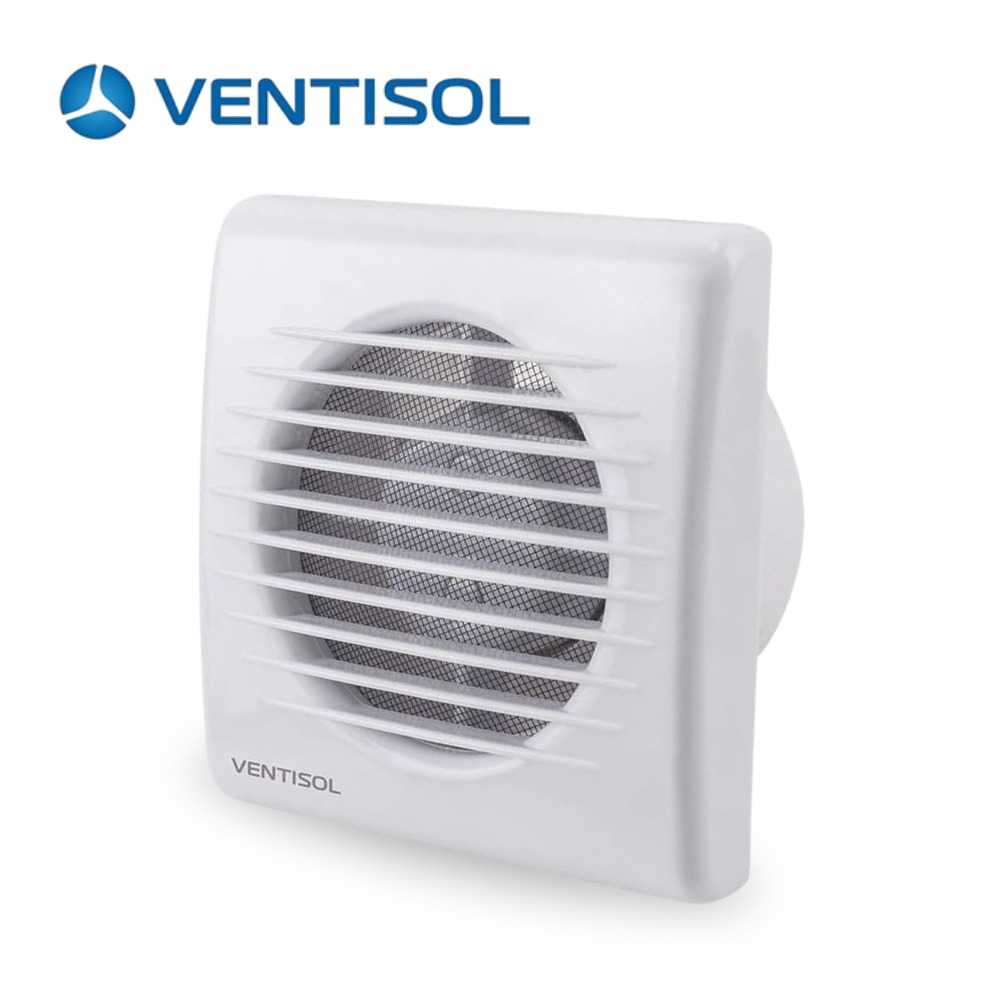 Exaustor Para Banheiro 15 cm ou 10cm Com Grade Anti Insetos Ventisol Bivolt Ventilador Residencial Lavabo Cozinha