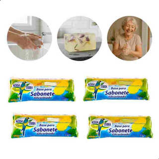 4kg Base Glicerinada Perolada e Transparente Fácil Manuseio em Oferta na Shopee