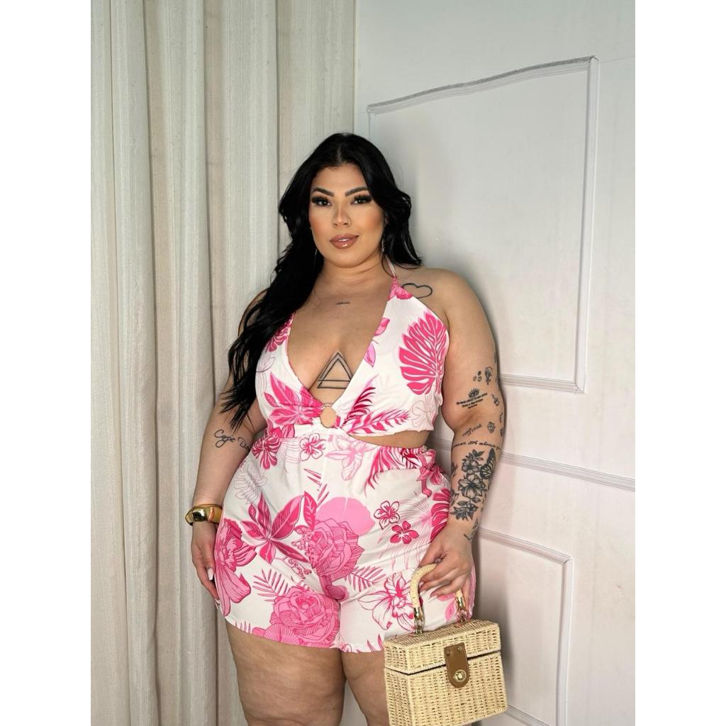 SELAH - MACAQUINHO VITORIA PLUS SIZE Plus size
