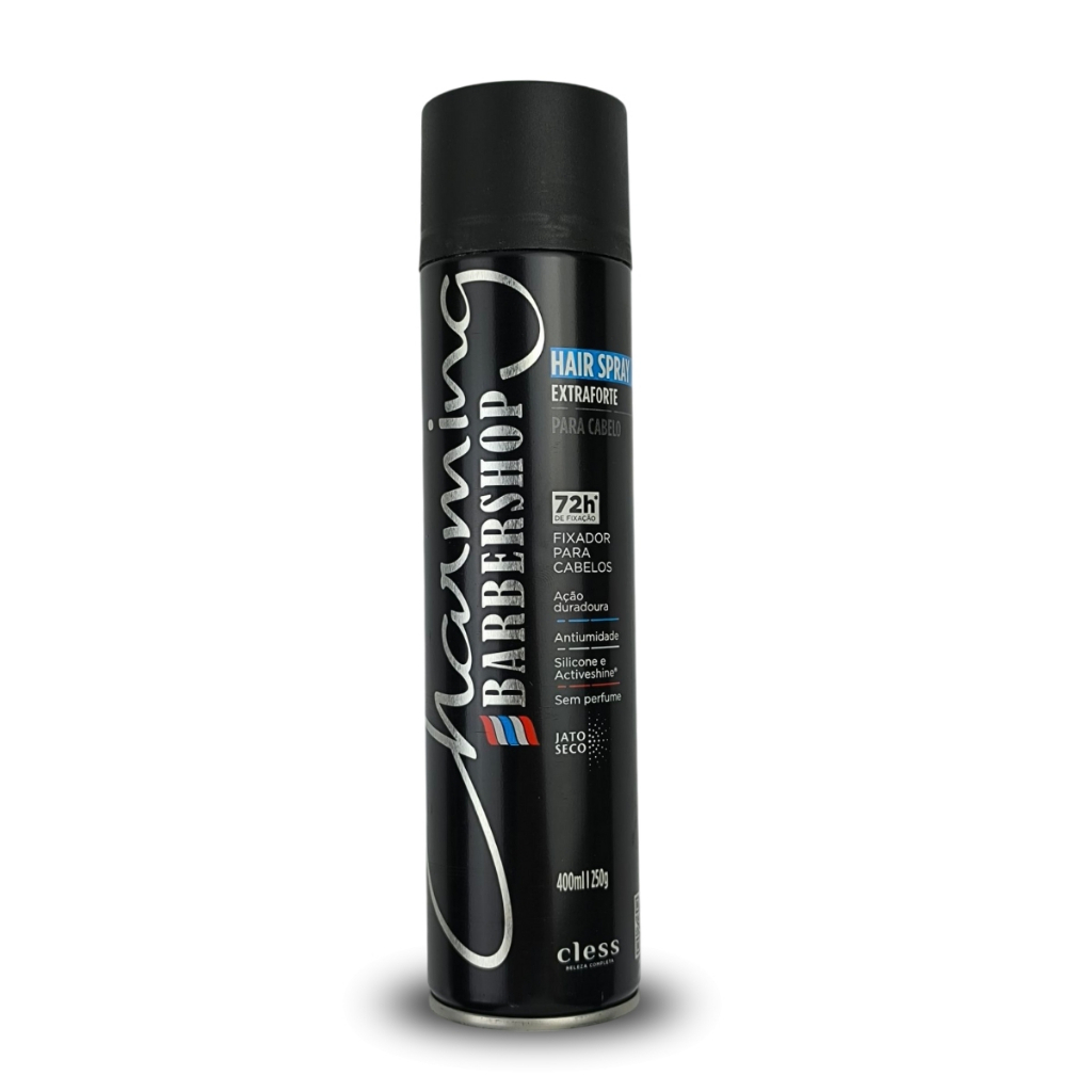 Hairspray Fixador Extra Forte 400ml Charming Barbershop