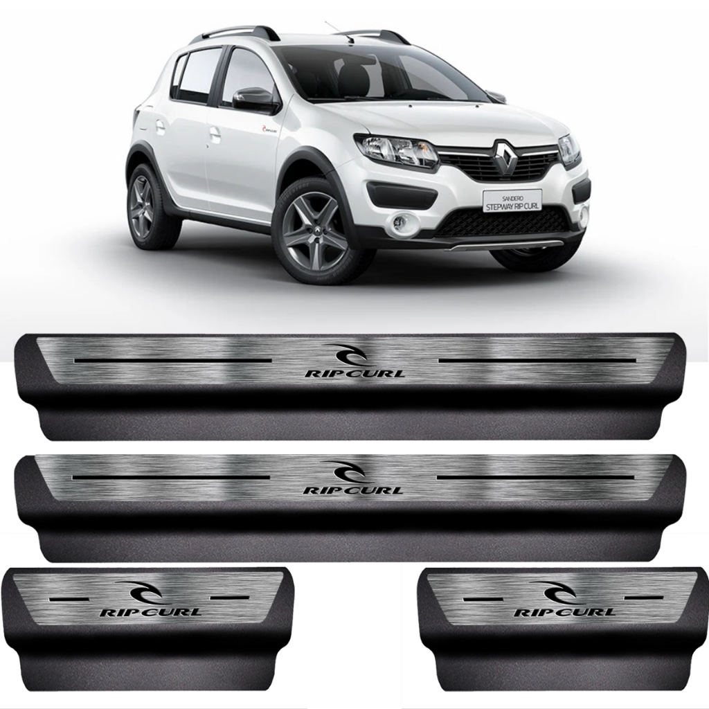Soleira Aço Inox para Sandero Stepway Rip Curl