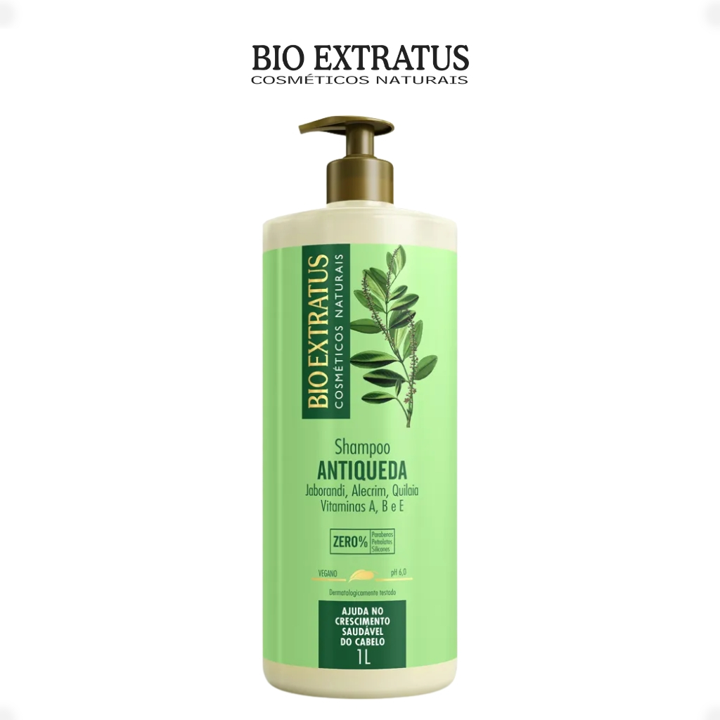 Bioextratus Shampoo Jaborandi Antiqueda 1 Litro Profissional