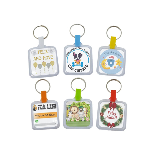 50 Chaveiros Porta Foto Acrílico Lembrancinha - Leka Plas em Oferta na Shopee