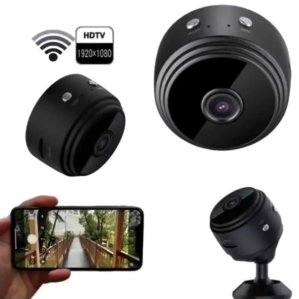 Câmeras Mini Original Wifi A9 Com Gravador De Voz Original em Oferta na Shopee