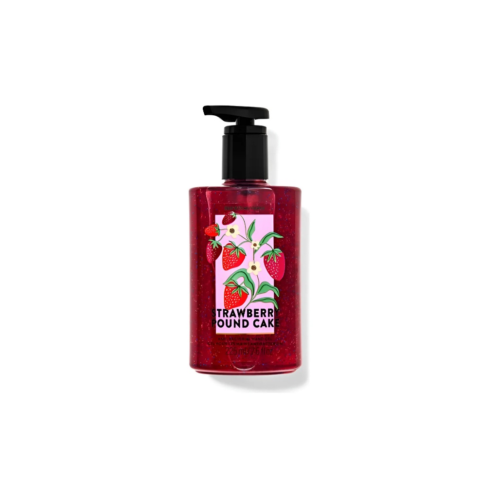 Bath & Body Works Strawberry Pound Cake Hand Gel 225ml MorangoBath & Body Works Strawberry Pounk Cake Hand Gel 225ml Mor