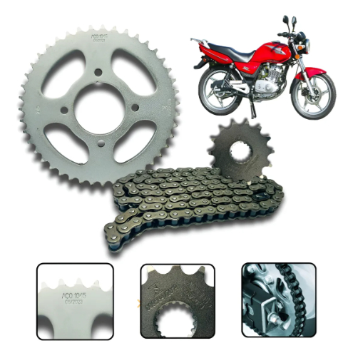 Kit Relação Suzuki Katana 125 / Intruder 125 / YES 125 43X14 - 428HX116 NATION OU MAXX