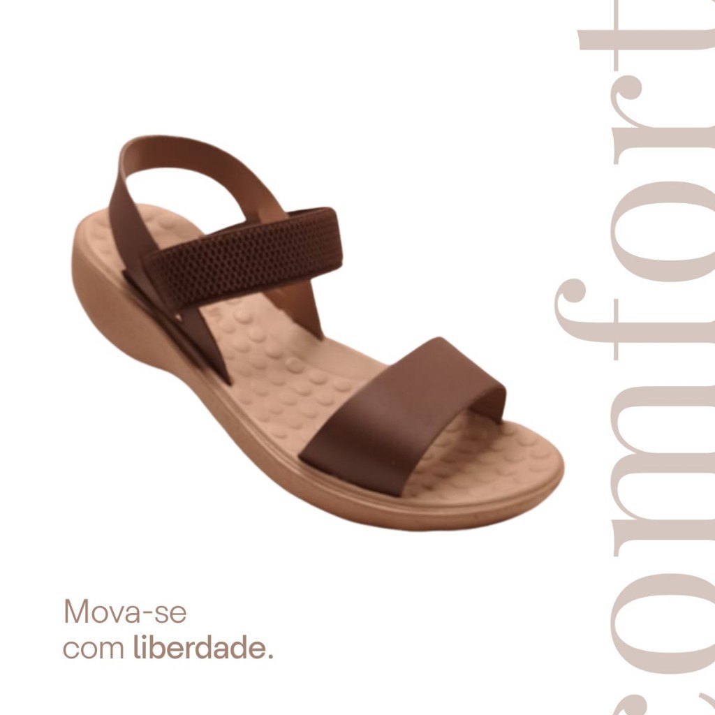 SANDALIA TERRA E AGUA CONFORTAVEL FEMININO ANATOMICO ANABELLA ESPORAO FASCITE PLANTAR (FITA) - 479002 em Oferta na Shopee
