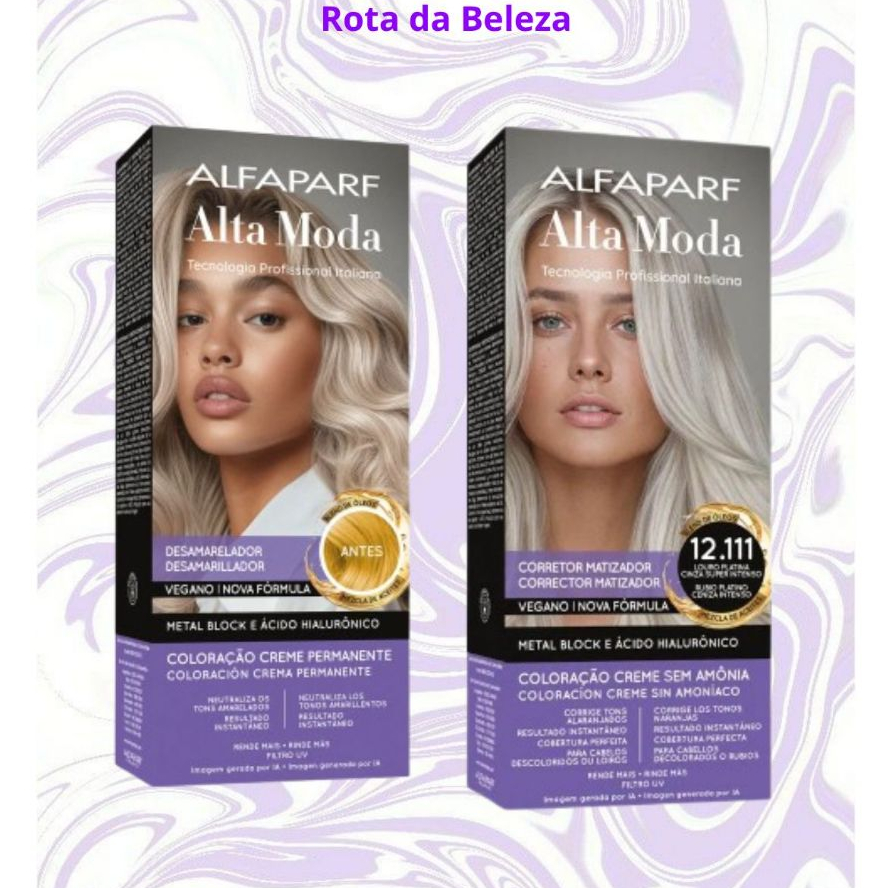 Tinta Alta Moda Alfaparf 150g -Desamarelador-12.111 em Oferta na Shopee