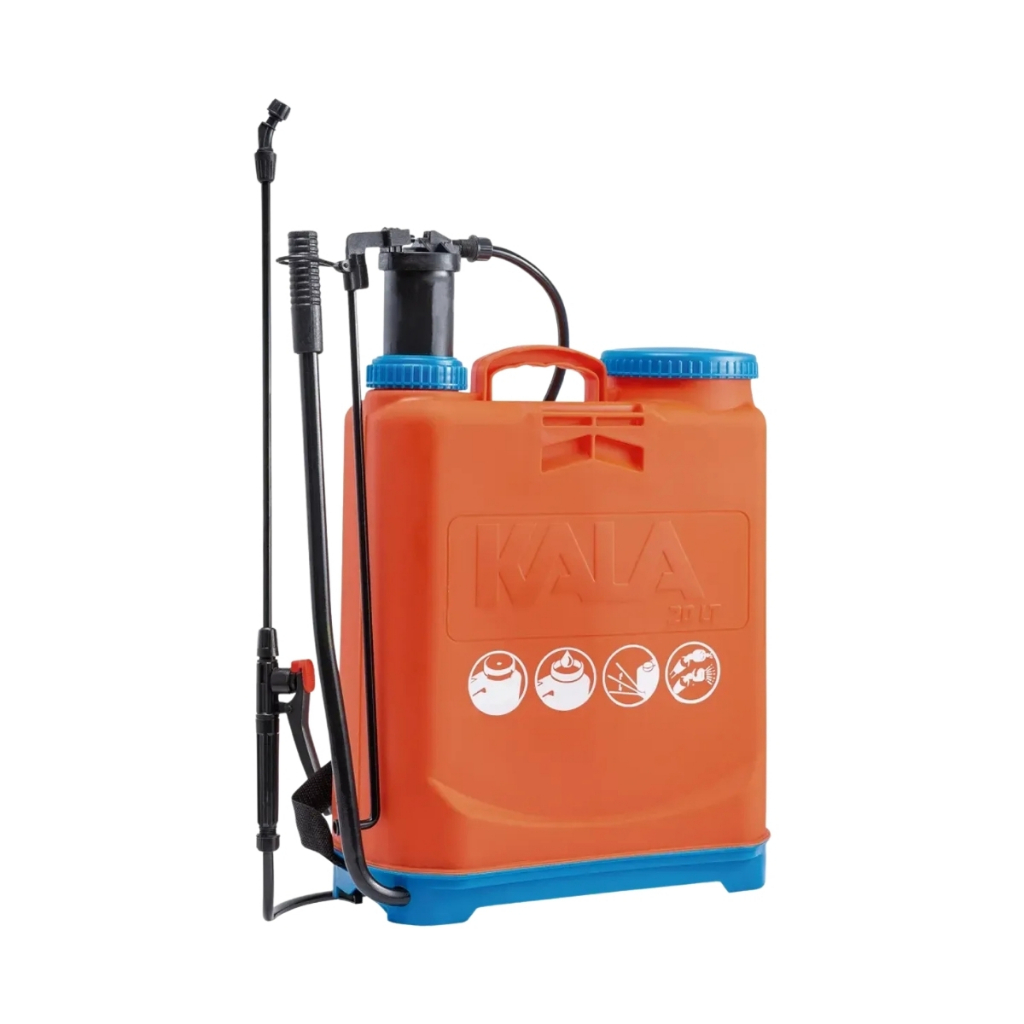 Pulverizador Agrícola 20L Costal com Bico de Jato Ajustável Kala em Oferta na Shopee