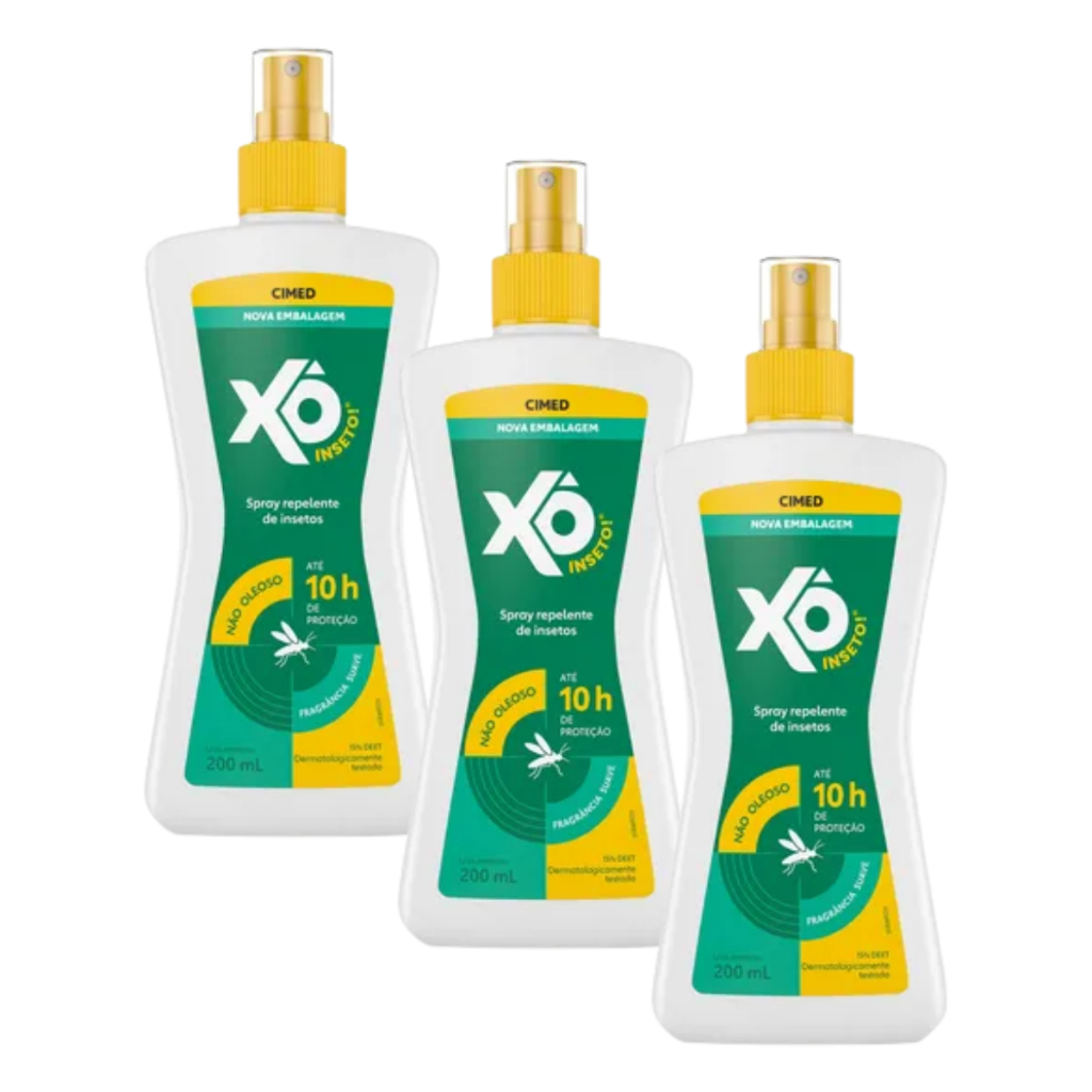 Kit 03 Repelente Xô Inseto Previne Doenças Contra Mosquitos - CIMED