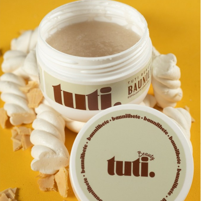 Esfoliante Corporal Baunilhete 300g Tuti Beauty Ideal para Presente de Natal