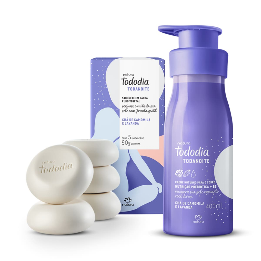 Kit Natura Tododia Todanoite com Sabonete e Hidratante (2 produtos)