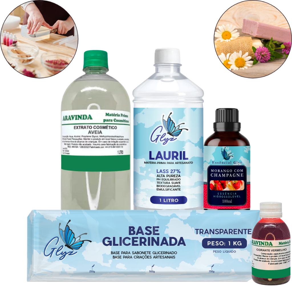 Comece agora a fabricar sabonetes com tudo o que precisa em uma única compra