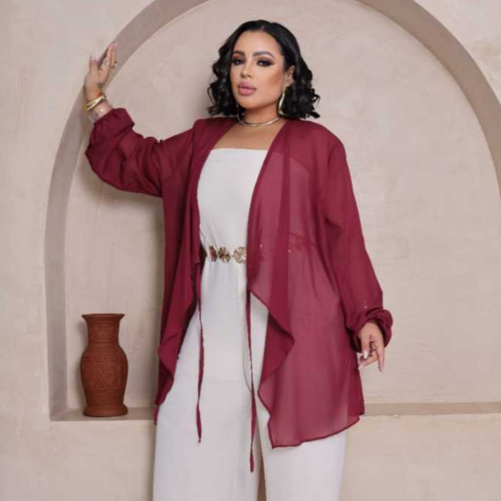 Kimono Feminino Plus Size Longo Boho Chic Elegante Versátil Leve