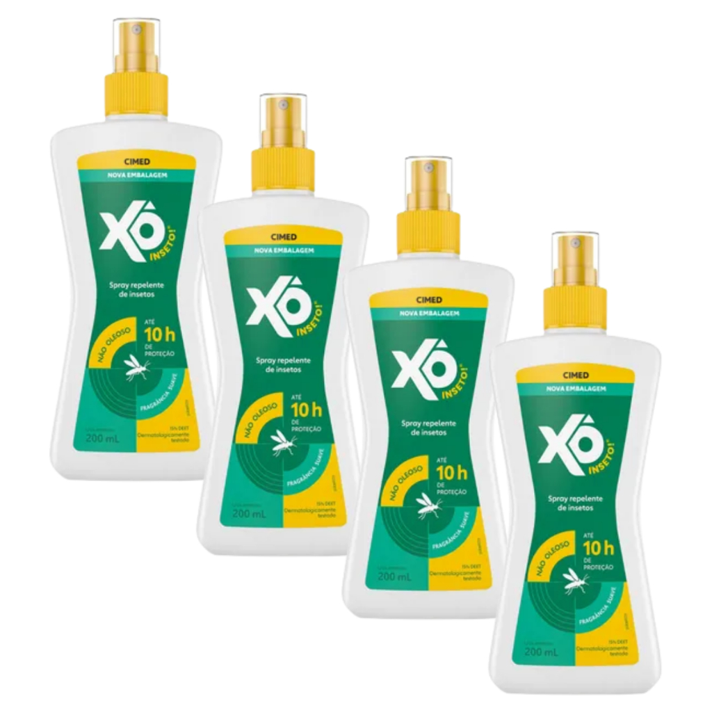Kit 04Un Xô Inseto Repelente E Proteção Contra Doenças de Mosquitos - CIMED