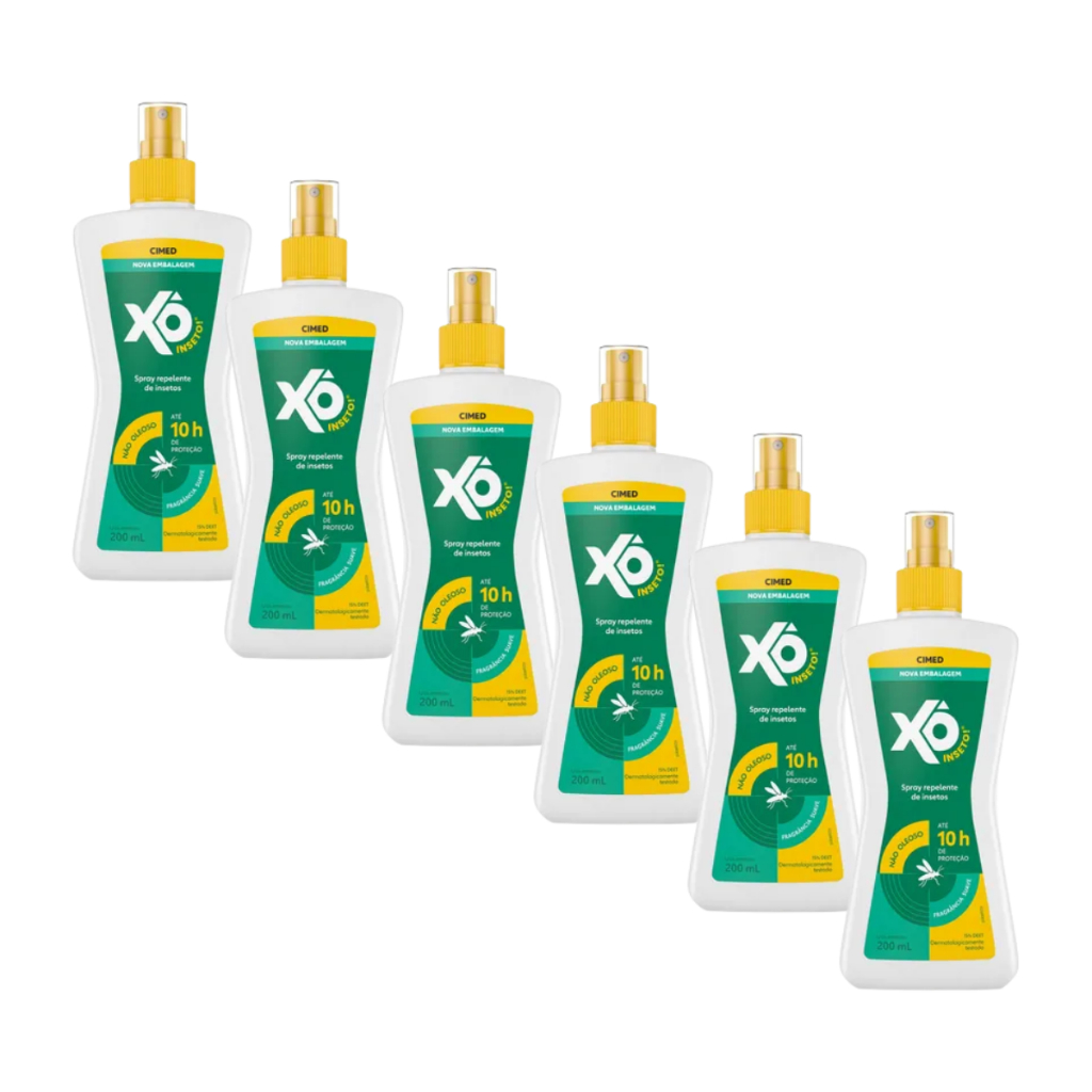 Kit 06 Un Xô Inseto Repelente E Proteção Contra Doenças de Mosquitos - CIMED