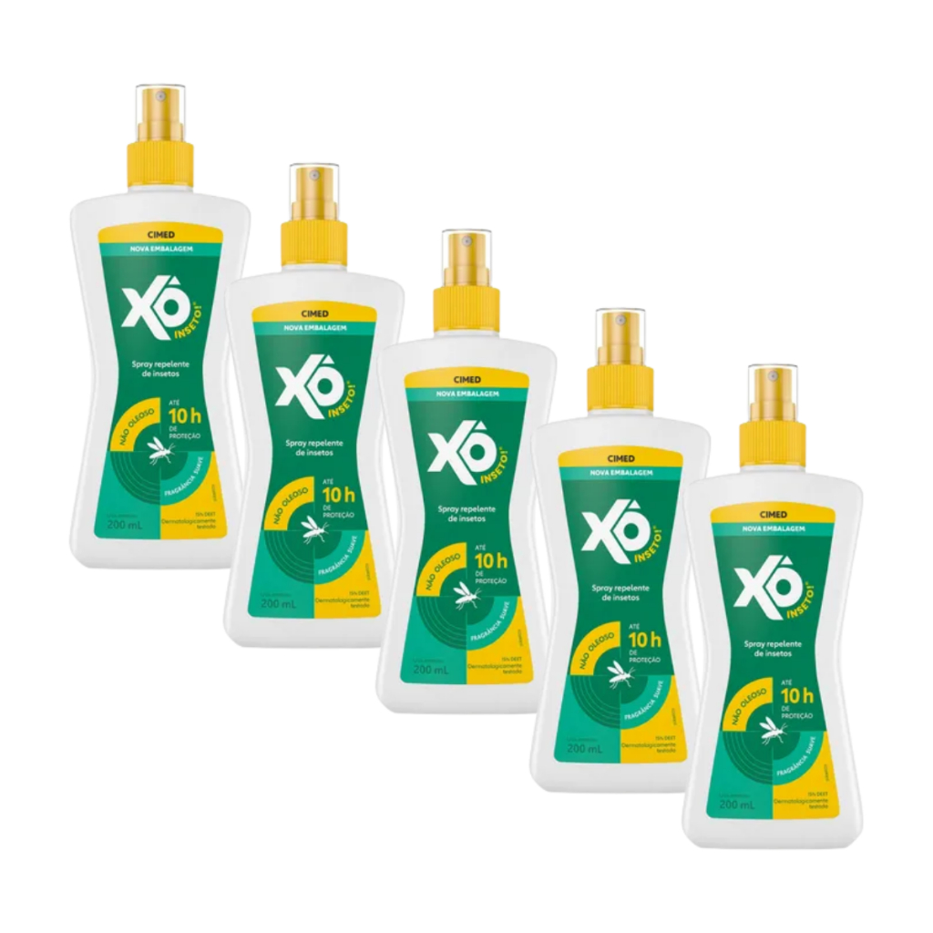 Kit 05 Repelente Xô Inseto Previne Doenças Contra Mosquitos - CIMED