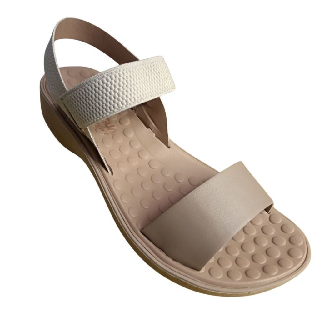 Sandália Anabela Terra & Água Chinelo Anatômico Ortopédico Para Esporão Facite Plantar Pés Sensíveis - Produto Original