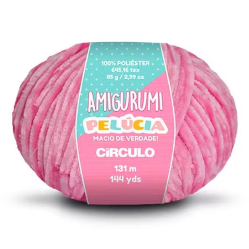 Fio Amigurumi Pelúcia 131m Círculo