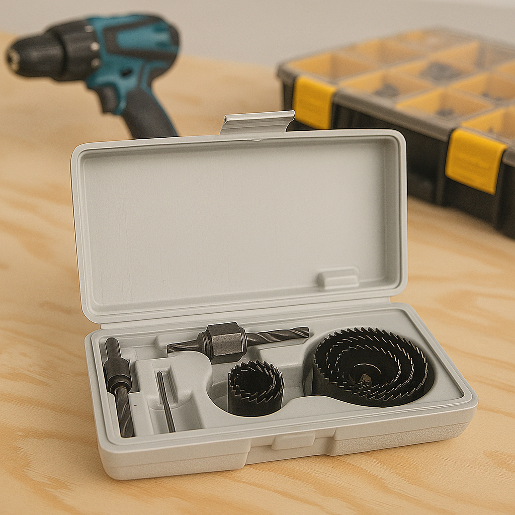 Jogo Serra Copo Para Madeira MDF Gesso Pvc Kit Furadeira Parafusadeira Corte em Oferta na Shopee