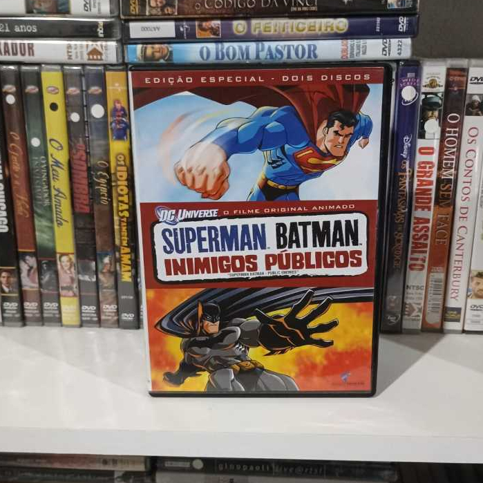 DVD SUPERMAN BATMAN - INIMIGOS PUBLICOS (DUBLADO/DUPLO)