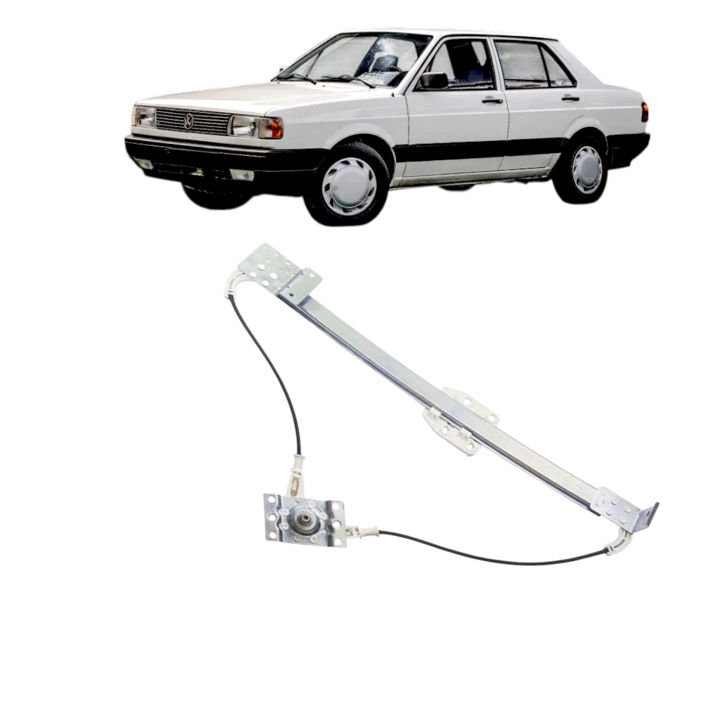 Máquina Elevador  Vidro Manual Dnt Voyage 1988 Até 1996 Direita