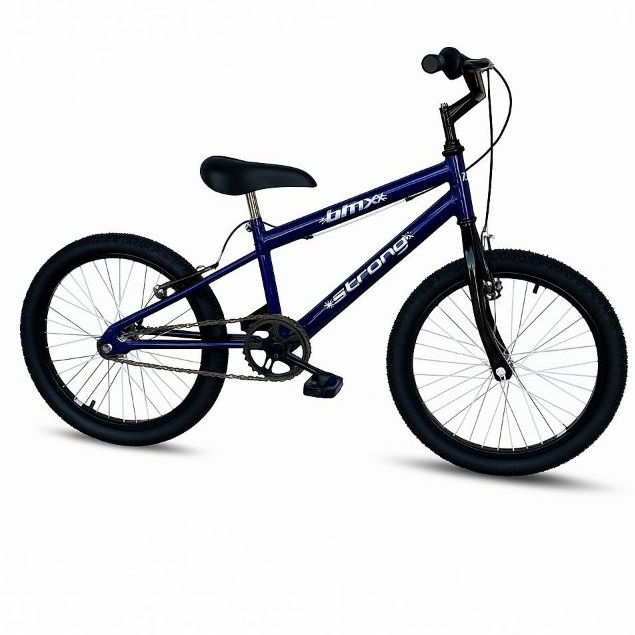 Bicicleta Aro 20 Infantil Masculina BMX Strong Bike Freio V-Brake Tamanho Do Quadro 20