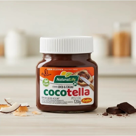 Cocotella *LANÇAMENTO TIPO NUTELLA SEM AÇUCAR* Kodilar em Oferta na Shopee