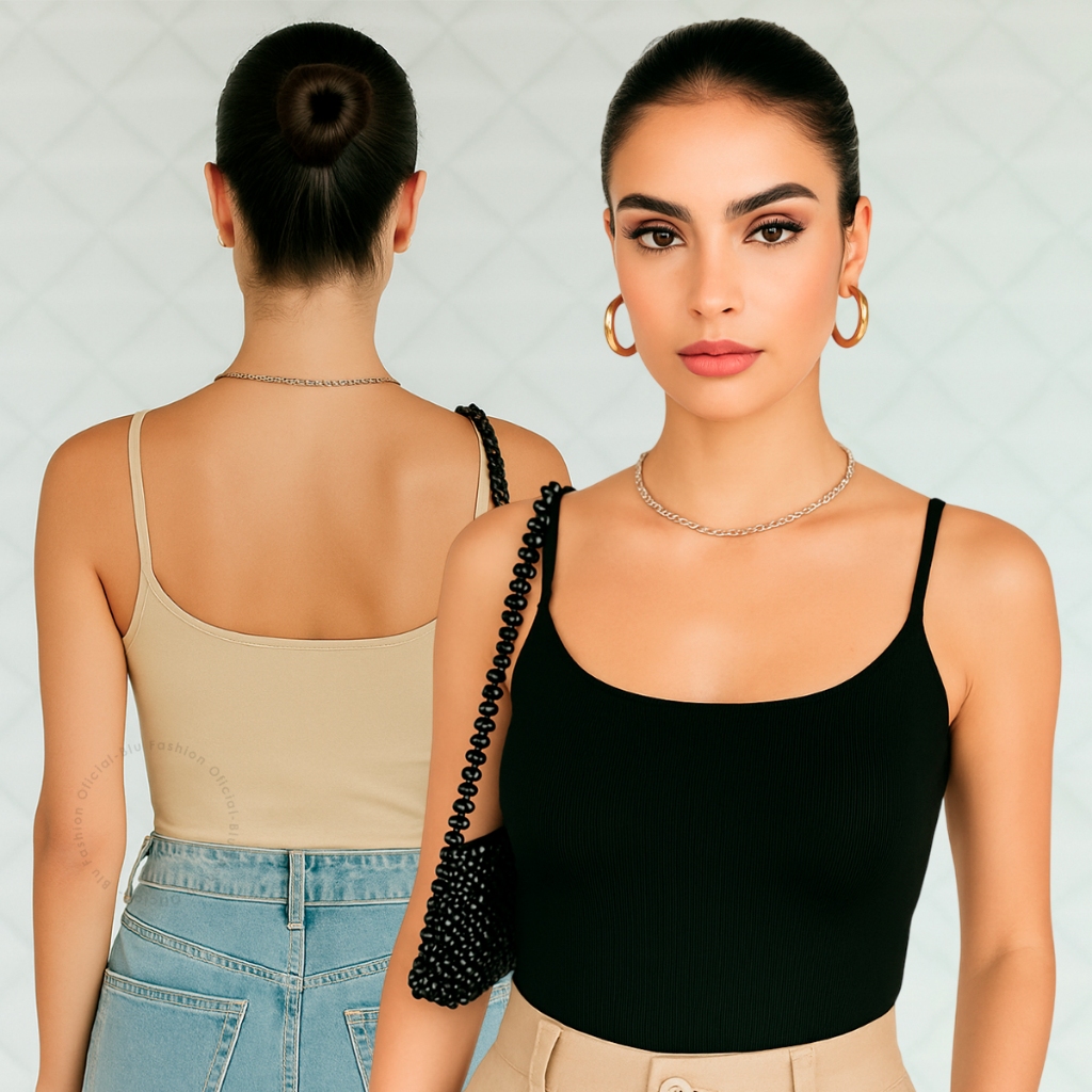 Kit 2 Blusas Alça Básica Regata Feminina Suplex Lisa Aesthetic em Oferta na Shopee