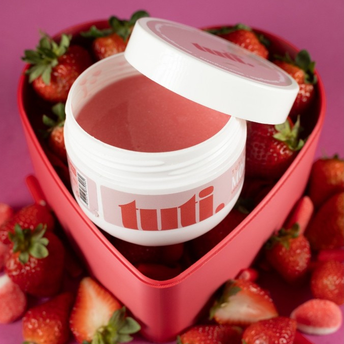 Esfoliante Corporal Moranguito 300g Tuti Beauty - Fragrância de Morango Ideal para Presente de Natal