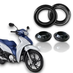 Retentor De Bengala + Guarda Pó Honda Biz 125 2018 Até 2024