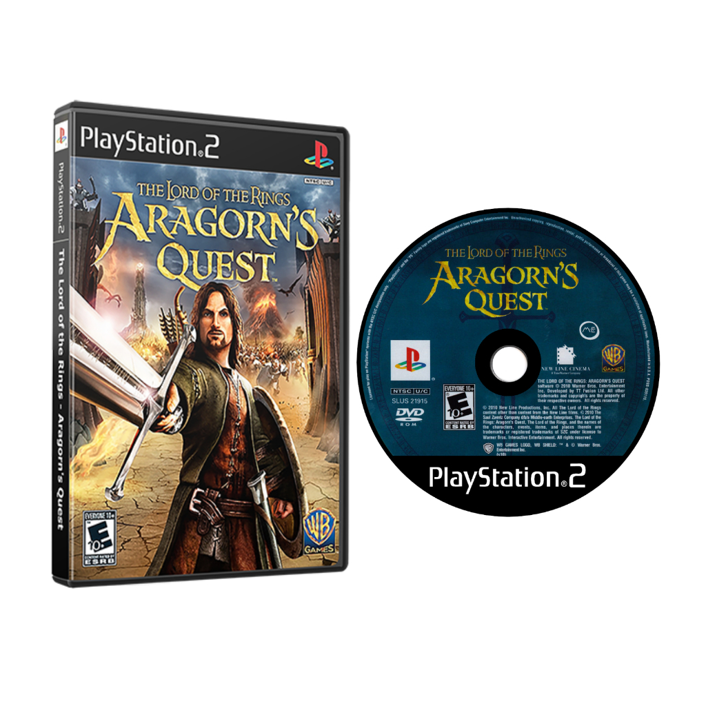 Jogo The Lord of the Rings Aragorn's Quest Para PS2 Playstation 2