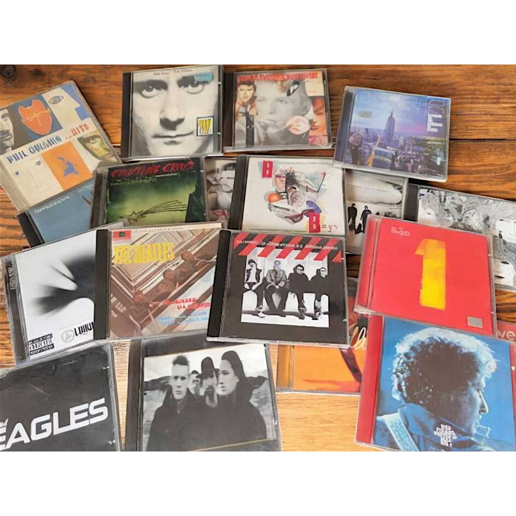 Cds Rock original  - Iron maiden, David Bowie Greenday, Linkin Park, U2, Nirvana, Weezer, Beatles, Phil collins, Oasis