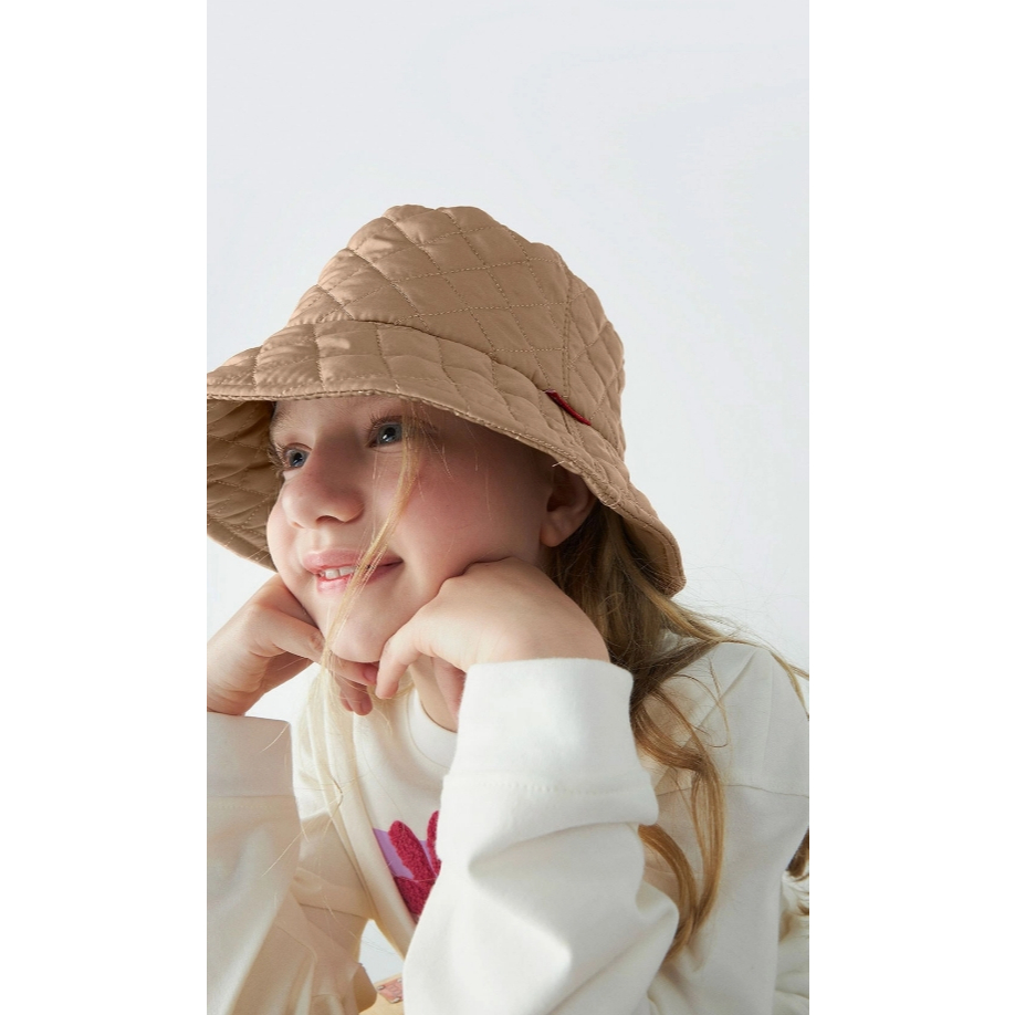 Chapéu bucket hat infantil unissex em matelassê - Hering