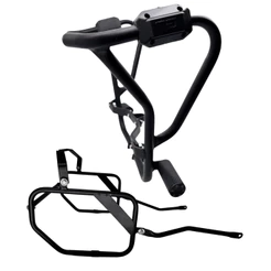 PROTETOR CARENAGEM MOTOR MATA CACHORRO BROS 160 2025 2026 COM AFASTADOR ALFORGE PROTETOR TRASEIRO