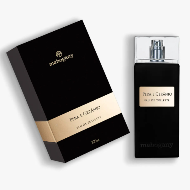 Perfume Pera e Gerânio EDT Feminino 100ml Mahogany - ENVIO IMEDIATO