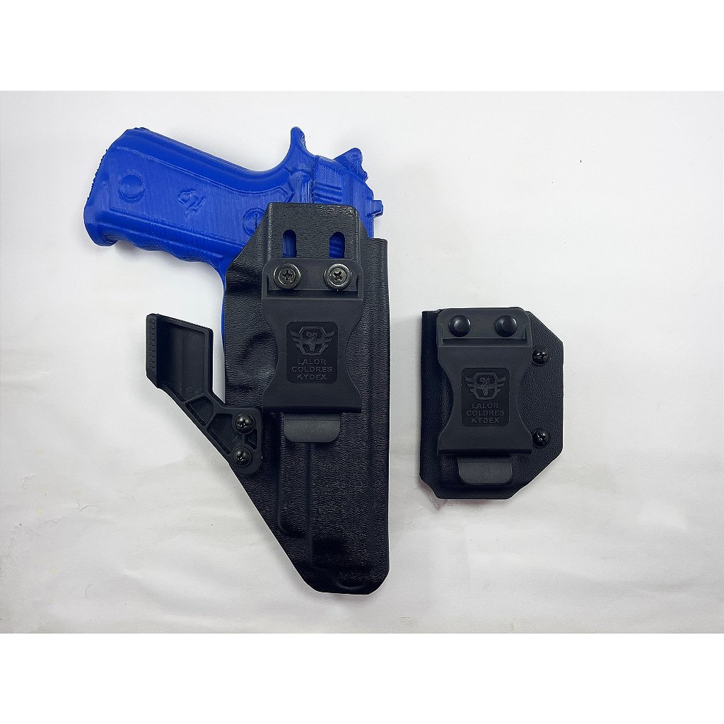 Coldre velado Kydex PT100, PT92, PT59 + Porta Carregador