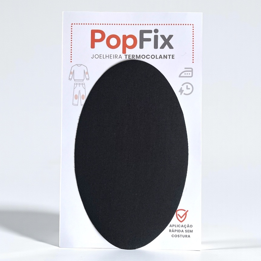 10 Pares de Joelheira Termocolante PopFix - Uniforme Escolar - Sem Costura - Alta Durabilidade