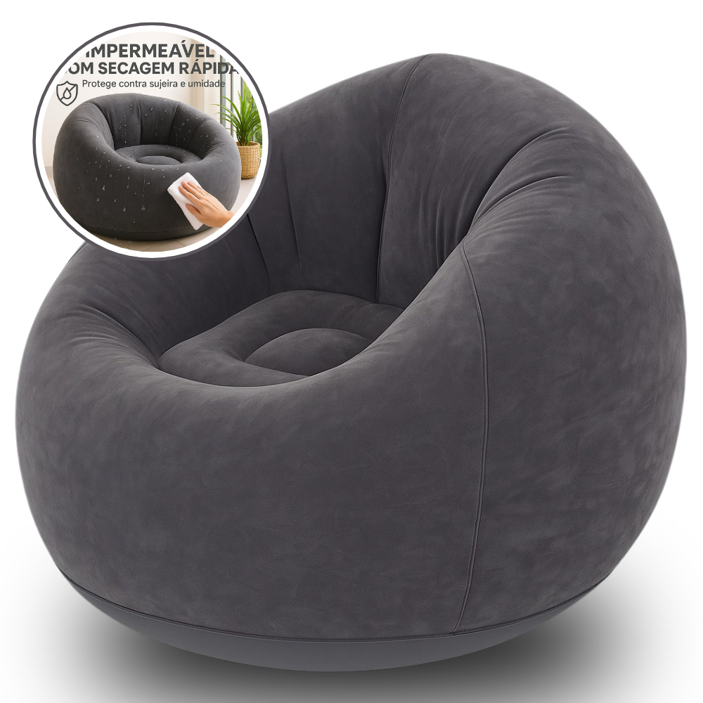 Sofá Puff Lounge Portátil Descanso Preguiçoso Sofá Poltrona Puff Inflável
