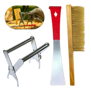 Saca Quadros Pega Caixilho Formão Vassoura Abelhas Apicultor Ferramenta Apicultura em Oferta na Shopee