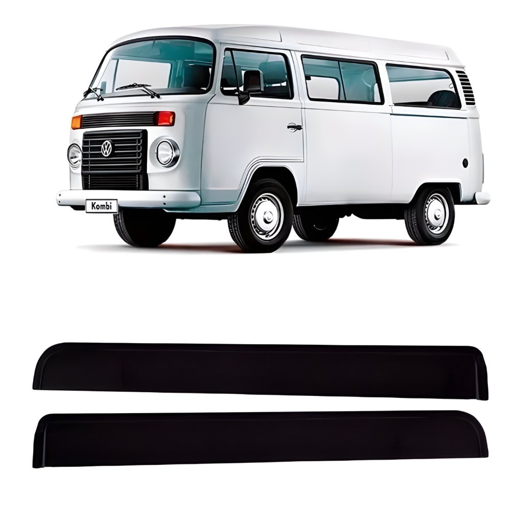 Jogo Calha De Chuva Defletor Kombi 1978 a 2014 Fume - 40.011A
