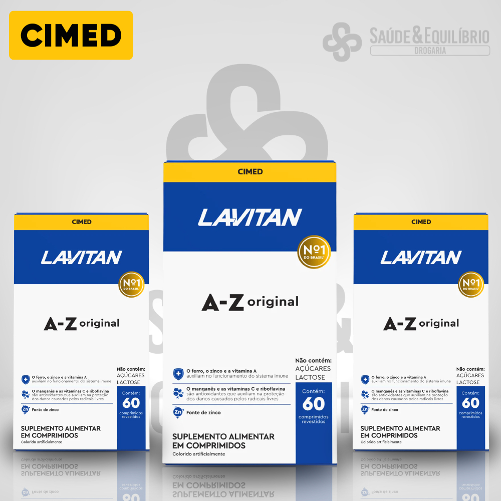 Lavitan A-Z Original – Vitaminas e Minerais Energia, Imunidade e Bem-Estar em Oferta na Shopee