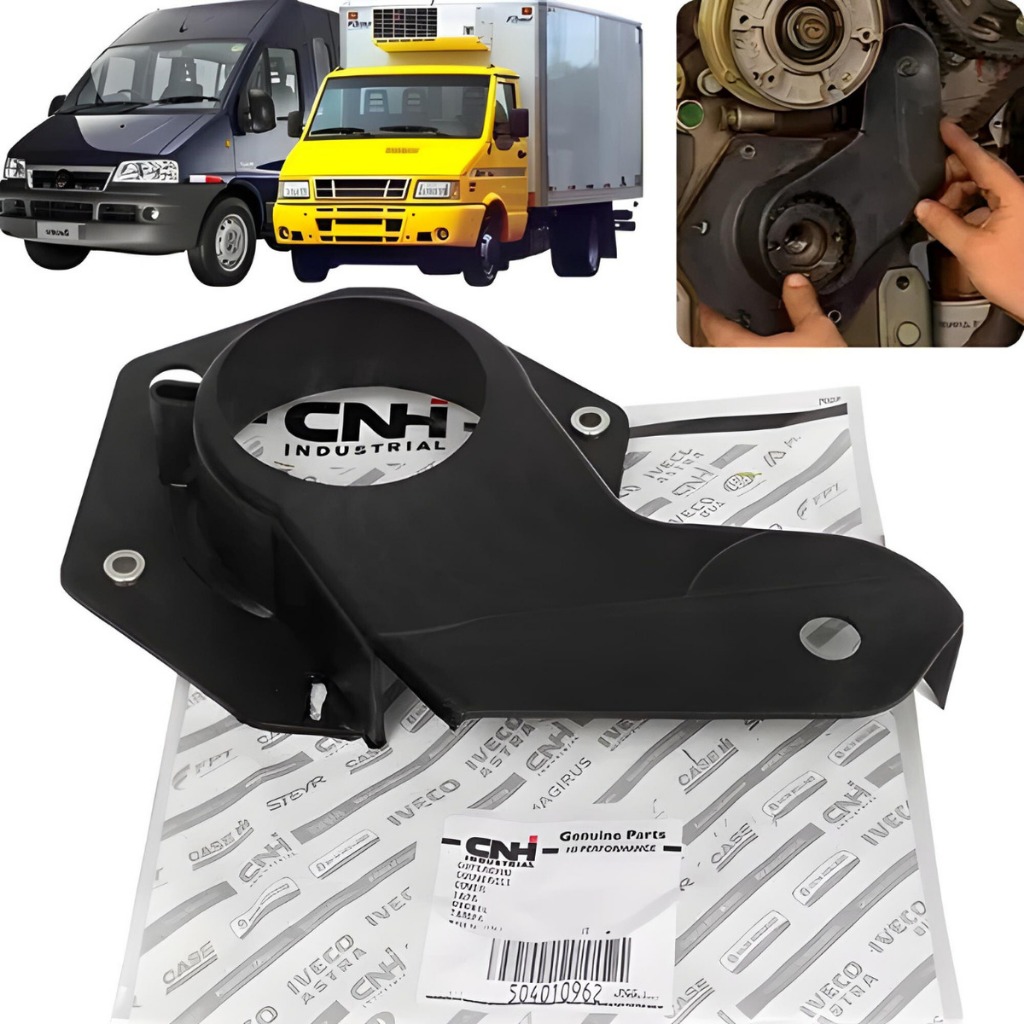 TAMPA CORREIA DENTADA INFERIOR DAILY / DUCATO / JUMPER / BOXER - ANOS: 1997 ATÉ 2017 - 504010962 em Oferta na Shopee