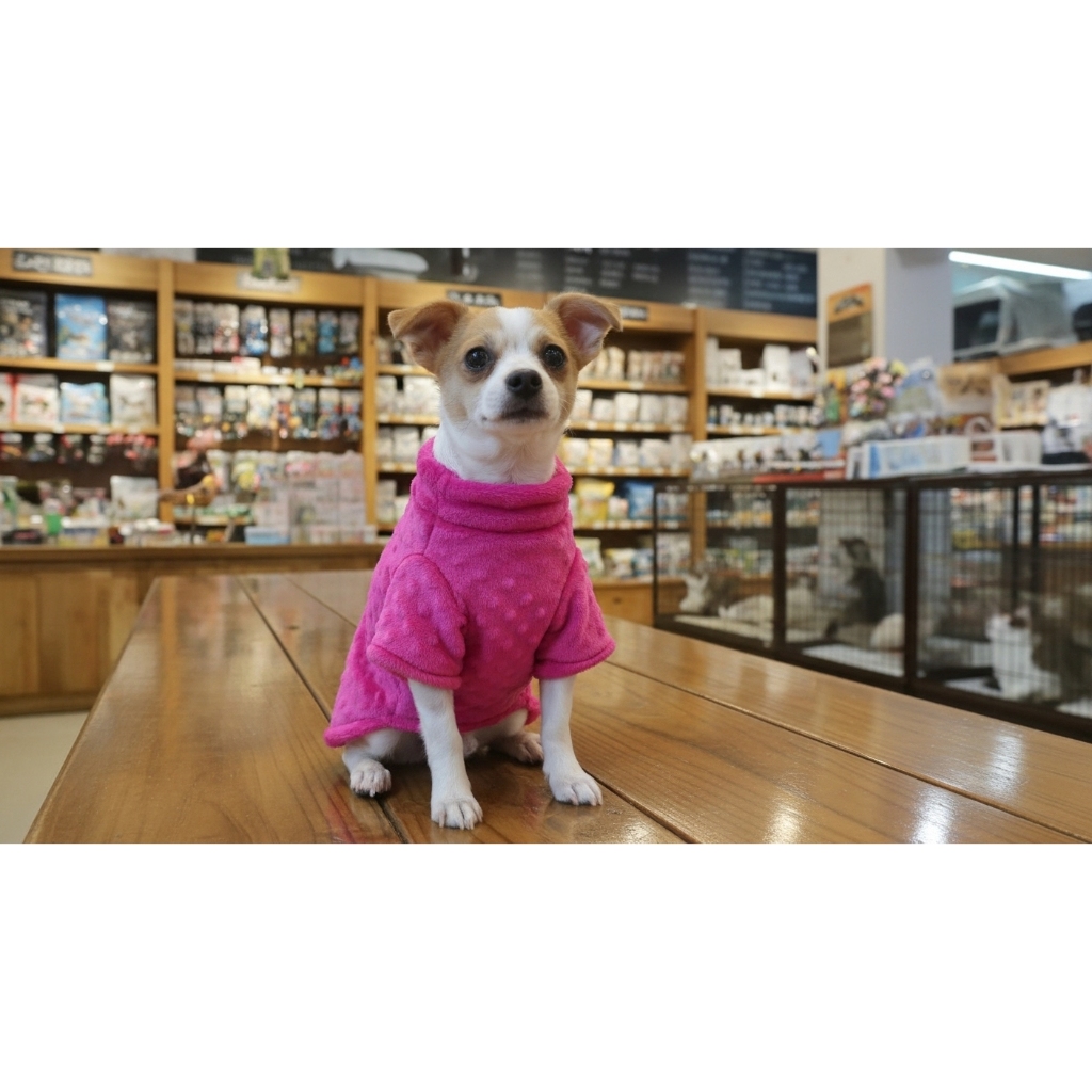 Roupa Pet Agasalho Rosa